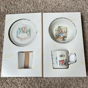 BRAND NEW! Wedgwood The Original Peter Rabbit 3-piece set - Mug, plate and bowl